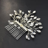 Crystal Pearls Hair Combs for Women Wedding Hair Accessories