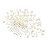 Crystal Pearls Hair Combs for Women Wedding Hair Accessories