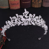 Crystal Silver Bridal Hair Crown Wedding Accessories