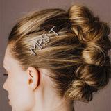 Bridal Rhinestone MRS Hair Clip Wedding Headwear