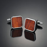 Wooden/Fabric/Gems/Enamel Cuff Links for Men Shirt