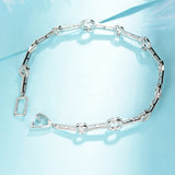 925 Silver Diamond Bracelet Bangle Wedding Bridal Jewelry