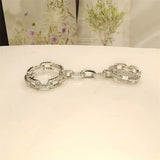 Double Layer Zircon Punk Jewelry Steampunk Ring
