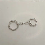 Double Layer Zircon Punk Jewelry Steampunk Ring