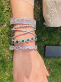 18K filled Wedding Bangle Jewelry 20 styles