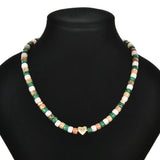 Natural Stone Choker Necklace Women's Collar Punk Jewelry