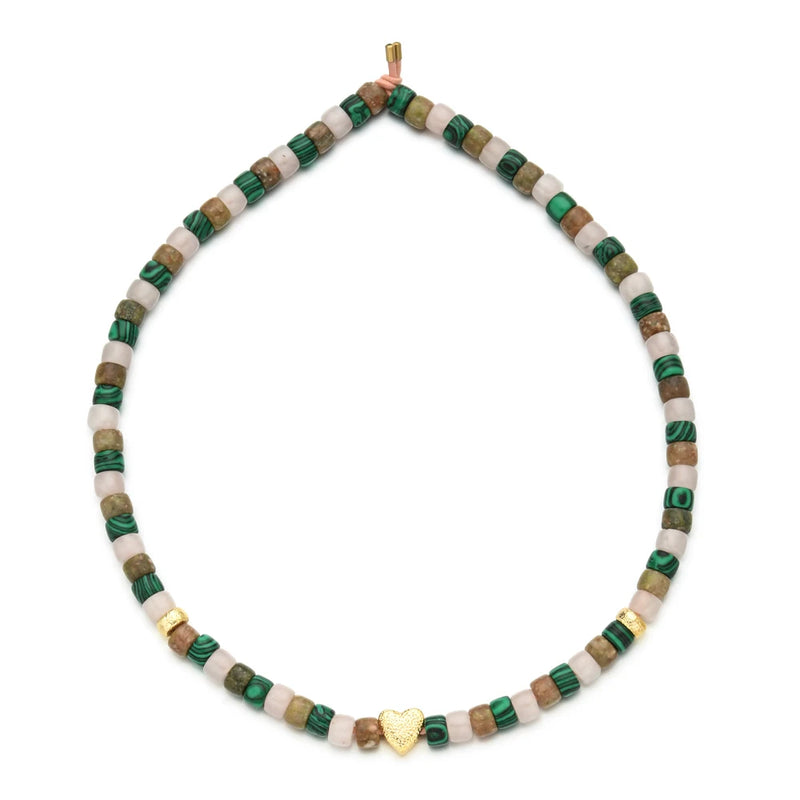 Natural Stone Choker Necklace Women's Collar Punk Jewelry
