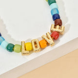Natural Stone Choker Necklace Women's Collar Punk Jewelry