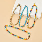 Natural Stone Choker Necklace Women's Collar Punk Jewelry