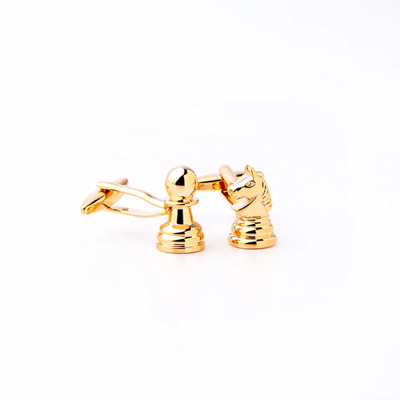 Chess Cufflinks Sports Entertainment Jewelry For Mens French Shirt Suits Wedding