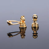 Chess Cufflinks Sports Entertainment Jewelry For Mens French Shirt Suits Wedding