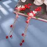Chinese Red Hairpin Hanfu Hair Accessories for Women