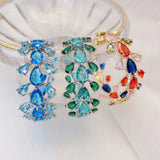 Big Hoop Earrings Micro-inlay CZ Women Party Jewelry
