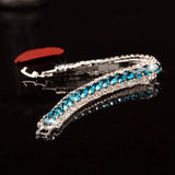 Colorful Crystal Bracelet Wedding Rhinestone Charm Women Bangles