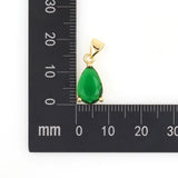 Water Drop CZ Pendant Plated Necklace Bracelet Accessory