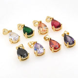 Water Drop CZ Pendant Plated Necklace Bracelet Accessory