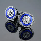 Stainless 3D Relief Cogs Retro Cufflinks Men Sleeve Accessory