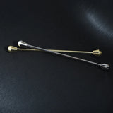 Copper Collar Clips Needle Brooch Pin Tie Clip Collar Clasp
