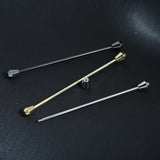 Copper Collar Clips Needle Brooch Pin Tie Clip Collar Clasp