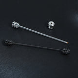 Copper Men Shirt Pins Tie Clip Collar Clasp Business Wedding Brooch Bar