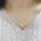 Cross Necklace Personalized Love Stackable Choker for Women