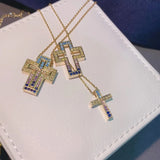 Cross Necklace Personalized Love Stackable Choker for Women