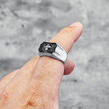 Cross Rings 316L Stainless Steel Men Ring High Polished Male Jewelry Gift