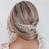 Crystal Bridal Headpiece Wedding Hair Vine Clip