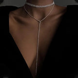 Crystal Choker Necklaces Rhinestone Statement Jewelry