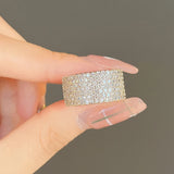 Geometric CZ Band Bridal Wedding Ring Gorgeous Jewelry