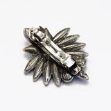Crystal Eye Flower Moon Barrette Hairgrips For Women