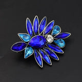 Crystal Eye Flower Moon Barrette Hairgrips For Women