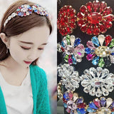 Crystal Flower Tiaras Bridal Crowns Rhinestone HairBands Wedding Accessories