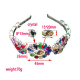 Crystal Flower Tiaras Bridal Crowns Rhinestone HairBands Wedding Accessories