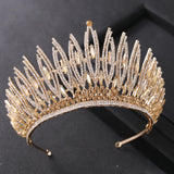 Crystal Big Crown Tiara Queen Beauty Pageant Prom Crowns Tiaras
