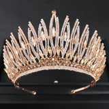Crystal Big Crown Tiara Queen Beauty Pageant Prom Crowns Tiaras