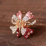 Rhinestone Butterfly Hair Clip Elegant Hair Accessories for Women