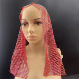 Crystal Hollow Mesh Headwrap Hair Jewelry for Women