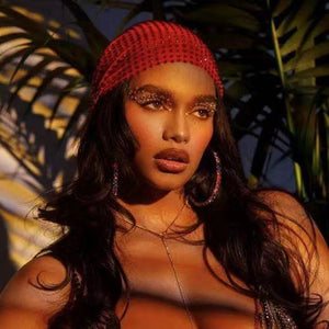 Crystal Hollow Mesh Headwrap Hair Jewelry for Women