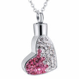 Crystal Keepsake Urns Memorial Cremation Jewelry For Pet/Human Hold Ashes