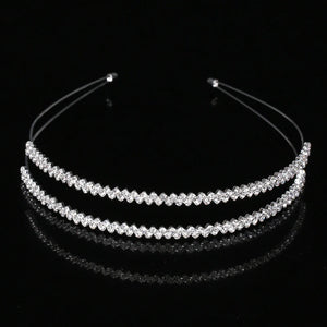 Crystal Princess Tiaras Crown Headband Bridal Prom Hairband Wedding Accessories