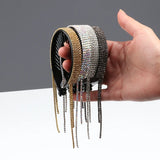 Crystal Rhinestone Hair Claw Tassel Wedding Bridal Hairpins Barrettes Hair Clips