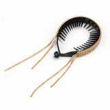 Crystal Rhinestone Hair Claw Tassel Wedding Bridal Hairpins Barrettes Hair Clips
