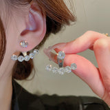 Crystal Zircon Adjustable Necklace Bracelet Earrings Wedding Jewelry