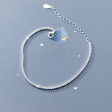 925 Silver Cubic Zircon Tennis Bracelet Wedding Jewelry