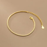 925 Silver Cubic Zircon Tennis Bracelet Wedding Jewelry