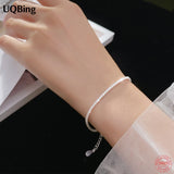 925 Silver Cubic Zircon Tennis Bracelet Wedding Jewelry