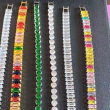 CZ Bracelet for Women Shinning Stones Adjustable Size