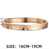 Stainless Steel Carving Couple Bangle Men Women Jewelry Wedding Forever