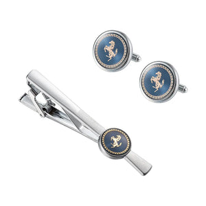 Horse Cufflinks Tie Clip Set for Wedding Guests